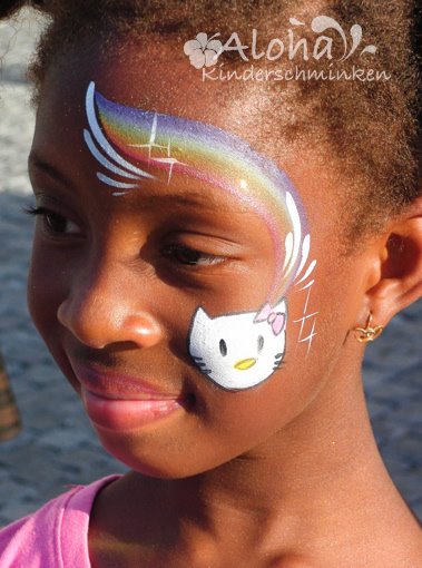 Hello Kitty face painting for children