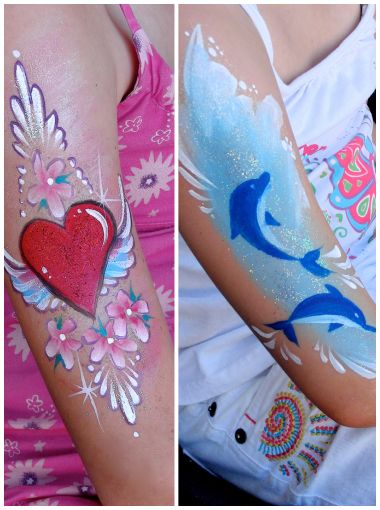 Professional face painting art for events in Munich, Germany